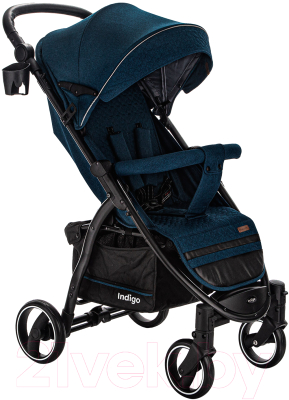 Детская прогулочная коляска INDIGO Sigma Lux (синий)