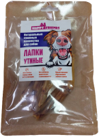

Лакомство для собак Happy Friends, Лапки утиные сушеные / 750101