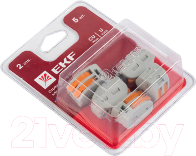 Изображение товара Клемма EKF СМК 222-412 / PLC-SMK-412B (5шт)