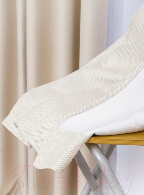 Изображение товара Комплект штор Модный текстиль 112MT391001 (260x150, 2шт, жемчужный)