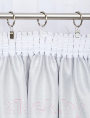 Изображение товара Комплект штор Модный текстиль 112MT391001 (260x150, 2шт, жемчужный)