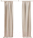 Миниатюра изображения товара Комплект штор Модный текстиль 112MT391001 (260x150, 2шт, жемчужный)