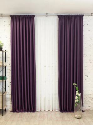 Изображение товара Штора Модный текстиль 112MT391011 (250x200, фиолетовый)