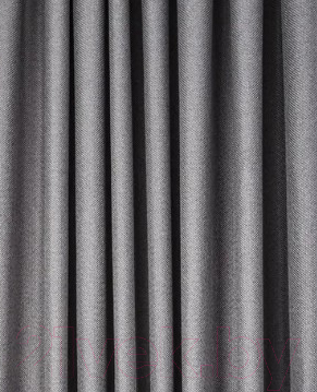 Шторы Модный текстиль 112MT391019 (250x200, 2шт, темно-серый)