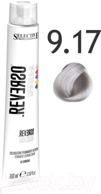 Крем-краска для волос Selective Professional Reverso Superfood 9.17 / 89917 (100мл, очень светлый блондин дайкон)