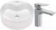 Миниатюра изображения товара Умывальник со смесителем Invena Rondi CE-20-001-W + Wisla 63055