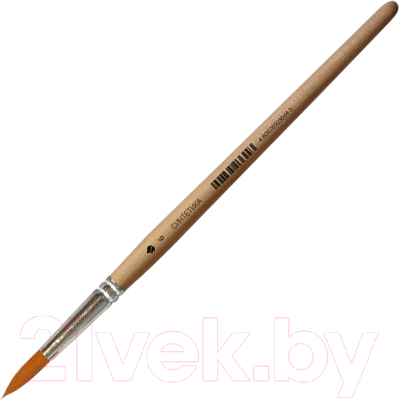 Изображение товара Кисть для рисования Художественные материалы Синтетика №6 С-4606 (круглая)