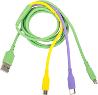 Кабель Sonnen USB 2.0-Micro USB/Type-C/Lightning / 513562 - 