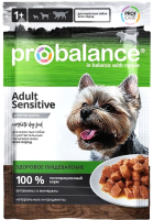 Влажный корм для собак ProBalance Sensitive с чувствительным пищеварением (85г) - 