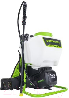Опрыскиватель аккумуляторный Greenworks G40BPS 40V / 5300007 (без АКБ и ЗУ)