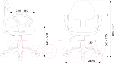 Кресло детское Бюрократ KD-3/WH/ARM (мультиколор маскарад/пластик белый)