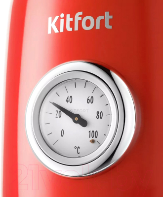 Электрочайник Kitfort KT-6147-3 (красный)