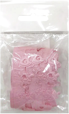 Тесьма декоративная No Brand Детская / 2304-1А (3м, розовый)