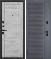 Входная дверь Гарда Бостон Царга бетон снежный (96x205, левая) - 