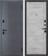 Входная дверь Гарда Бостон Царга бетон снежный (96x205, правая) - 