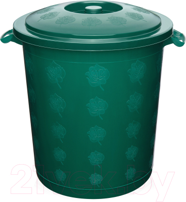 Бочка пластиковая Эльфпласт ЕР013 (50л, темно-зеленый)
