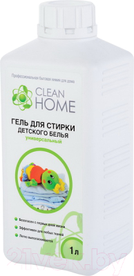 Гель для стирки Clean Home Для детского белья для заботливых и любимых (1л)