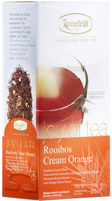 Чай пакетированный Ronnefeldt Rooibos Cream Orange (15пак)
