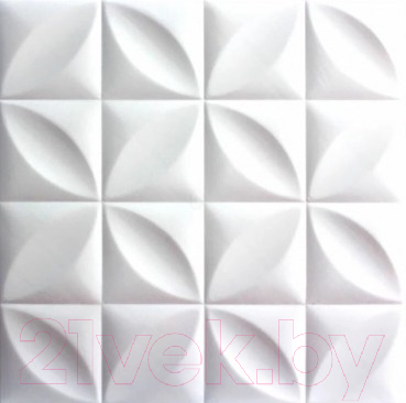 Потолочная плита SOLID C2004 из экструдированного пенополистирола (500x500, белый)