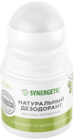Дезодорант шариковый Synergetic Бергамот-зеленый лайм (50мл) - 