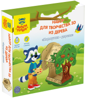 

Набор для творчества Мульти-пульти, 3D из дерева Кормушка-дерево / 3D_41956