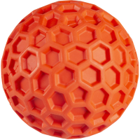 Игрушка для собак Duvo Plus Шестигранный мячик / 13715/DV (оранжевый) - 