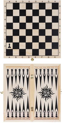Набор настольных игр Три совы Нарды, шашки, шахматы / НИ_46786