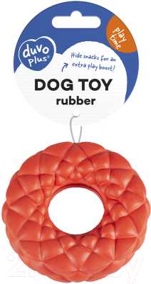 Игрушка для собак Duvo Plus Кольцо с пузырями / 13713/DV (красный)