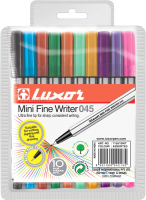 

Набор капиллярных ручек Luxor, Mini Fine Writer 045 7120M / 10WT