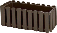 Кашпо Prosperplast Boardee Fencycase 400 / DDEF400-R222 (коричневый) - 