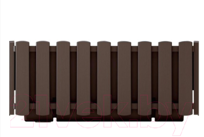 Кашпо Prosperplast Boardee Fencycase 400 / DDEF400-R222 (коричневый)