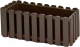 Кашпо Prosperplast Boardee Fencycase 400 / DDEF400-R222 (коричневый) - 