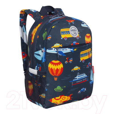 Детский рюкзак Grizzly RK-277-6 (транспорт)