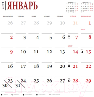 Календарь настенный Эксмо Активный отдых. Экшн на 16 месяцев 2023г / 9785041627935