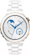 Миниатюра изображения товара Умные часы Huawei Watch GT 3 Pro FRG-B19 (белый керамический корпус с золотым безелем)