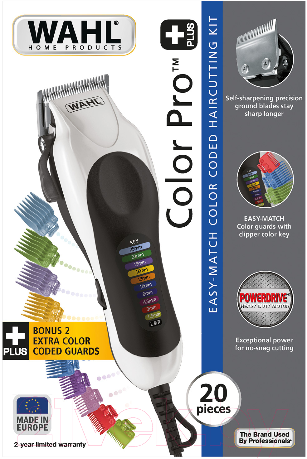 Набор для стайлинга Wahl Color Pro Plus / 20104.0460