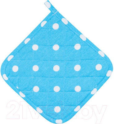 Изображение товара Прихватка Guten Morgen Горох голубой / ПР-ГГ-20-20