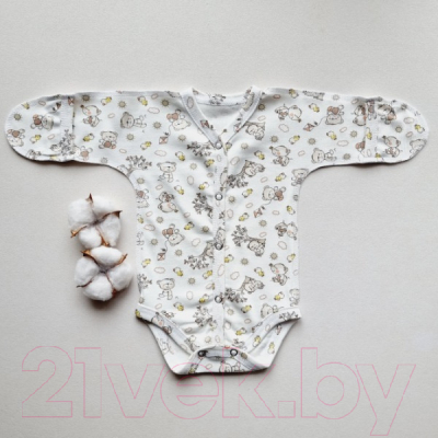 Изображение товара Боди для малышей Sofi Медвежата / 3043-М (р.56)