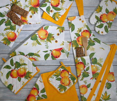 Изображение товара Прихватка Guten Morgen Яблоневый цвет / ПР-яблцвПК-20-20