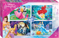 Набор пазлов Step Puzzle Принцессы Disney 4 в 1 / 92316 - 