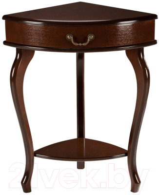 Консольный столик Мебелик Элегант угловой (орех)