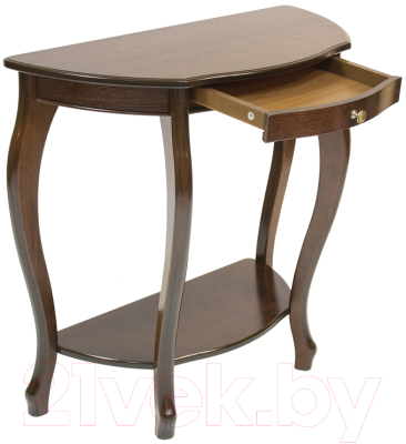 Консольный столик Мебелик Элегант (орех)