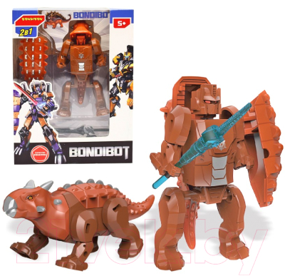 Изображение товара Робот-трансформер Bondibon Робот-динозавр Анкилозавр / ВВ5670