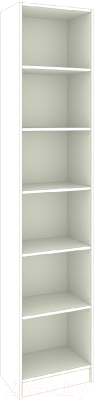 Стеллаж Кортекс-мебель Бинго 40x202 (белый)