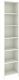 Стеллаж Кортекс-мебель Бинго 40x202 (белый) - 
