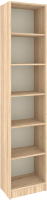 Стеллаж Кортекс-мебель Бинго 40x202 (дуб сонома) - 