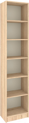 Стеллаж Кортекс-мебель Бинго 40x202 (дуб сонома)