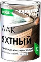 Лак Farbitex Profi Wood атмосферостойкий (800л, высокоглянцевый) - 