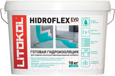 Гидроизоляционная мастика Litokol Hidroflex (10кг)