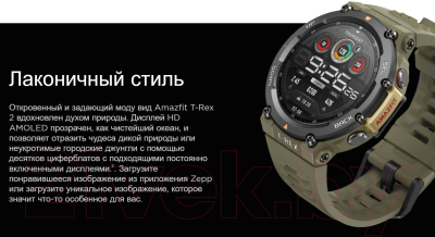 Умные часы Amazfit T-Rex 2 / A2170 (Astro Black/Gold)